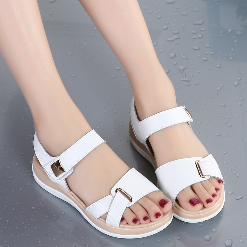 Casual Mid-Heel Soft-Sole Mom Shoes