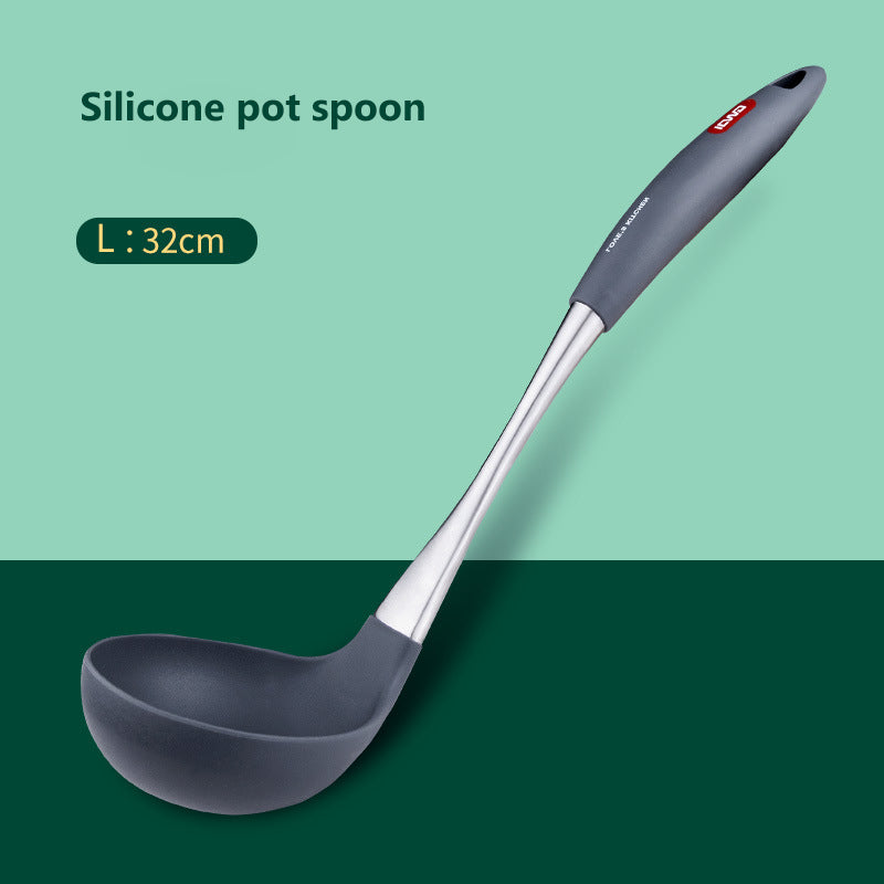 Stainless Steel Silicone Non-stick Spatula & Spoon Set