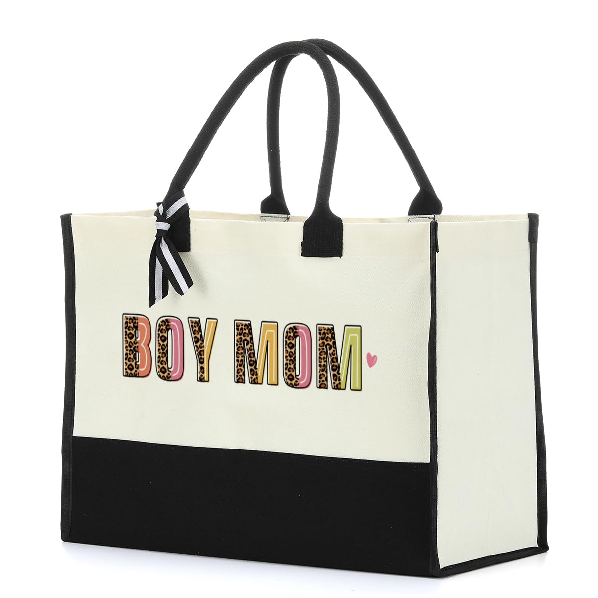 Gifts for Mom Tote Bag Mom Gifts from Son Beach Bag Mama Gifts Retirement Birthday Mothers Day Boy Mom Gifts for Women Her Female New Mom Mommy to Be Friend Bestie BFF Canvas Travel Shopping Bag
